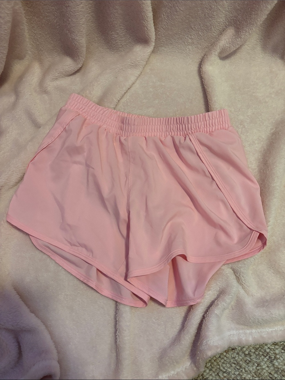 all in motion Pink Girls' Athletic Shorts - Elastic Waist